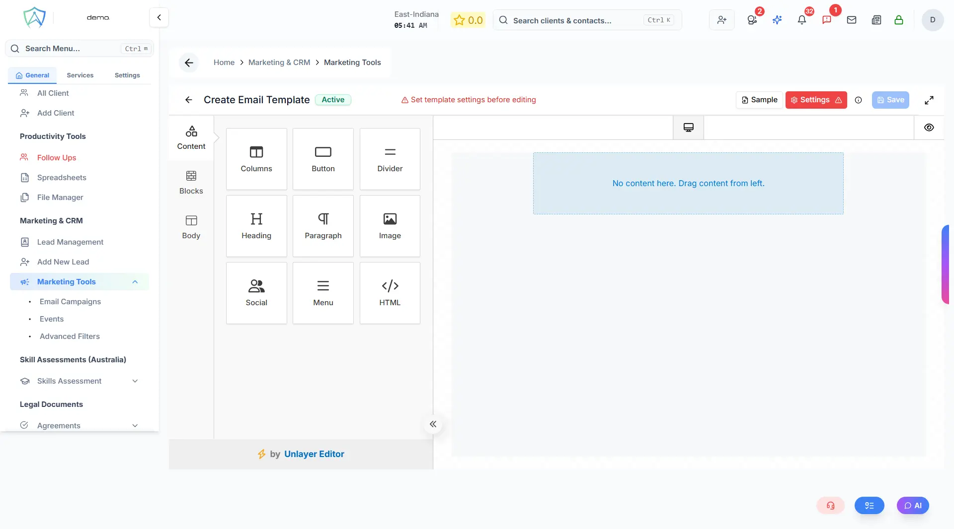 Create Email Template
